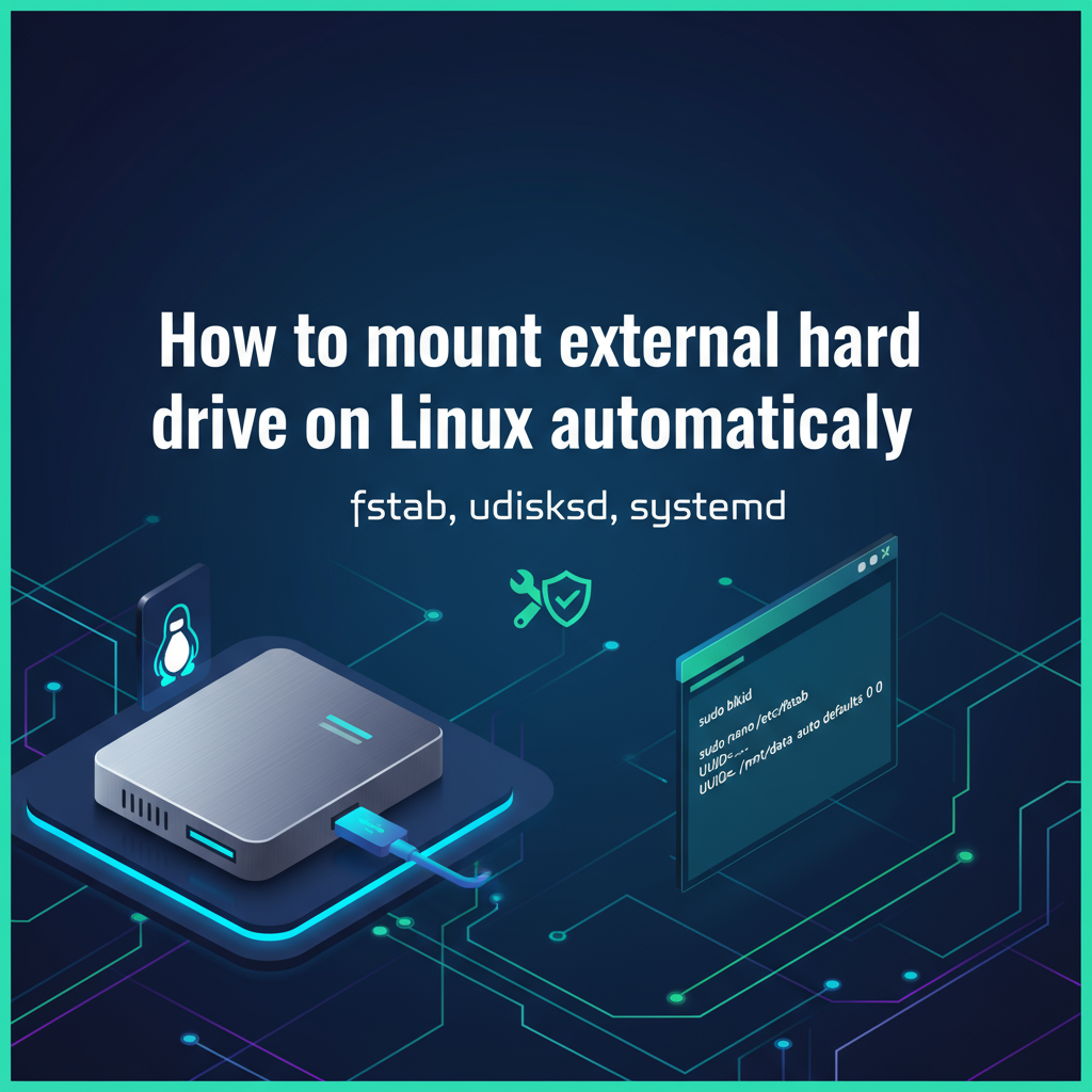 How to mount external hard drive on Linux automatically