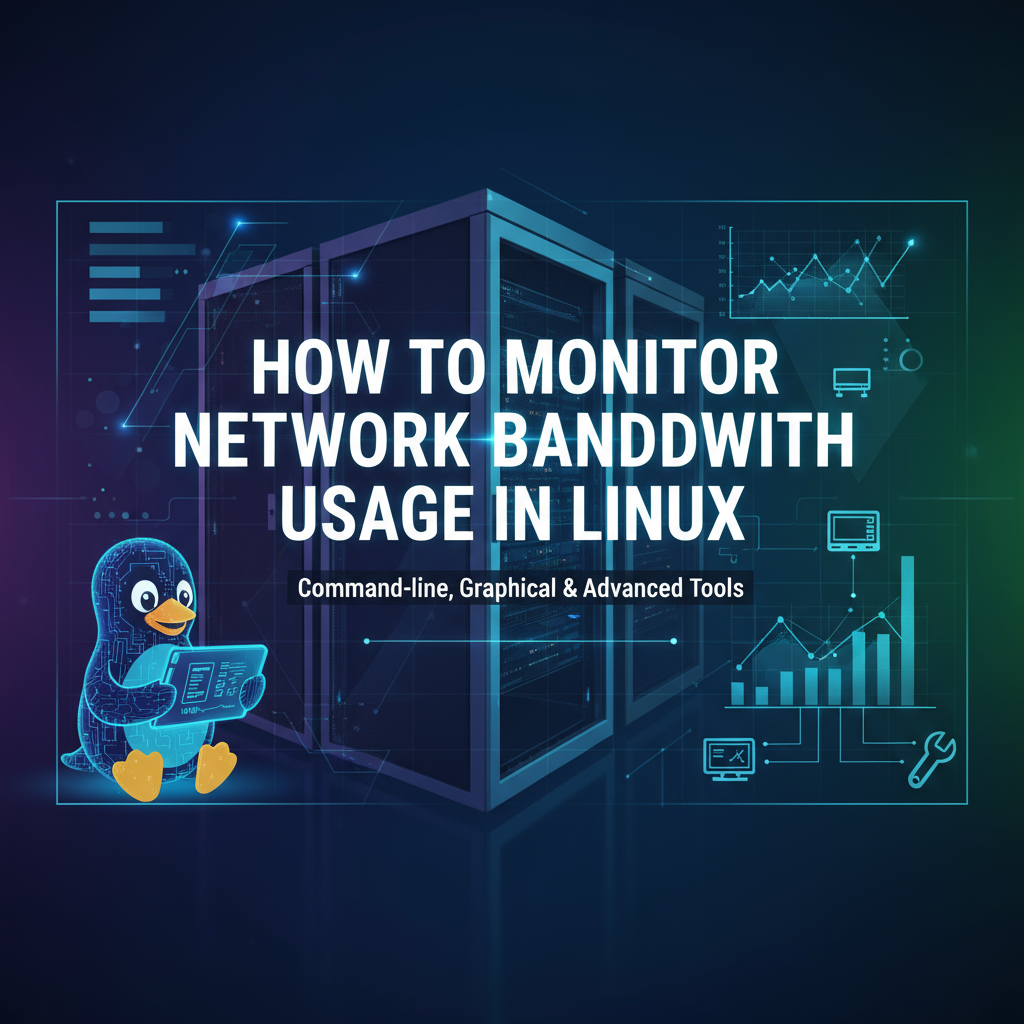 How to monitor network bandwidth usage in Linux