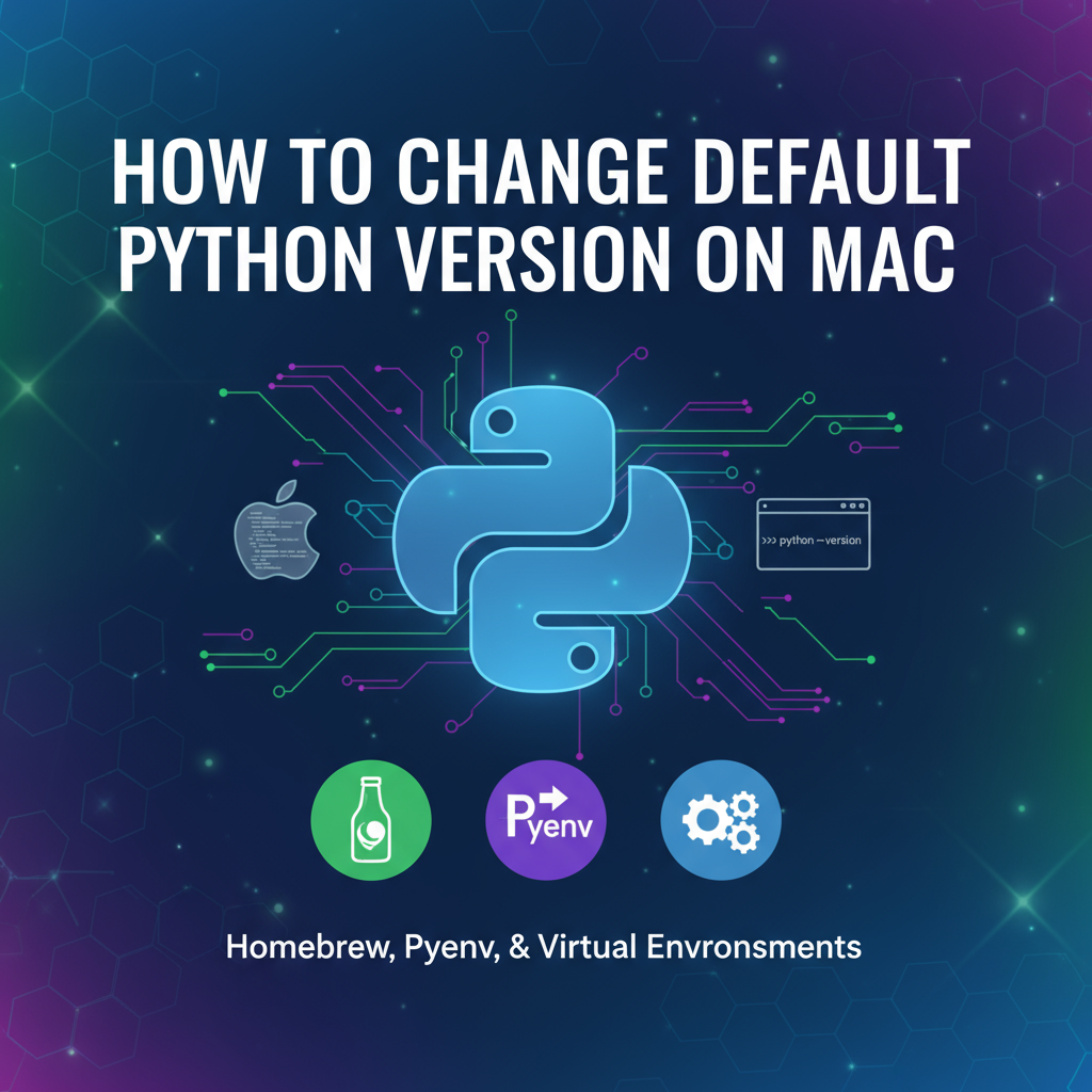 How to change default Python version on Mac