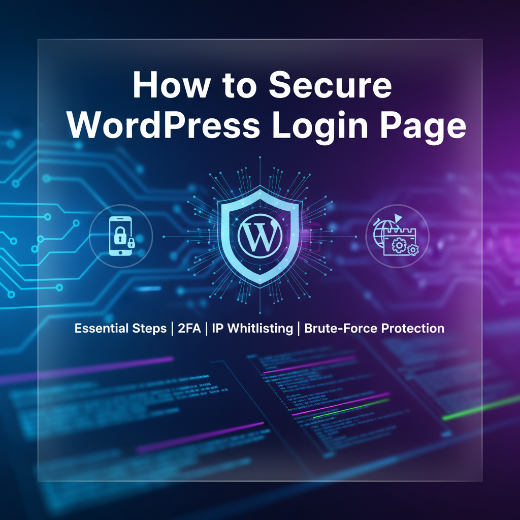 How to secure WordPress login page